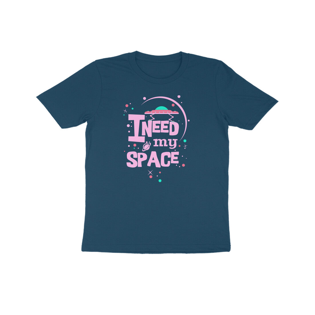 Kids' Half Sleeve Round Neck Tshirt – I need my Space 4 puraidoprints