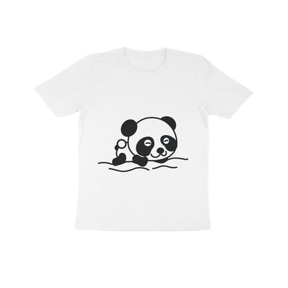 Kids' Half Sleeve Round Neck Tshirt – Sleeping Panda puraidoprints