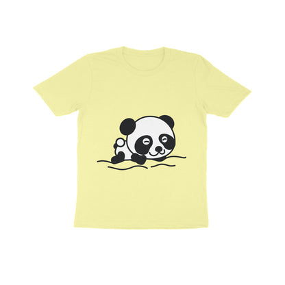 Kids' Half Sleeve Round Neck Tshirt – Sleeping Panda puraidoprints