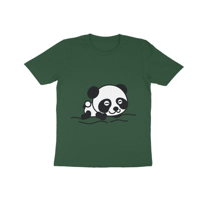 Kids' Half Sleeve Round Neck Tshirt – Sleeping Panda puraidoprints