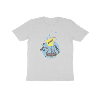 Kids' Half Sleeve Round Neck Tshirt – The crew of Drunken Pirates 2 puraidoprints