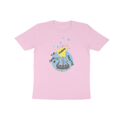 Kids' Half Sleeve Round Neck Tshirt – The crew of Drunken Pirates 2 puraidoprints