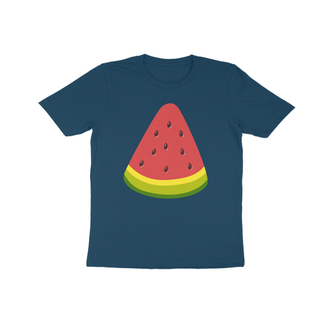Kids' Half Sleeve Round Neck Tshirt - Watermelon puraidoprints