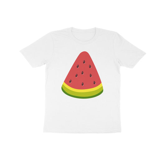 Kids' Half Sleeve Round Neck Tshirt - Watermelon puraidoprints
