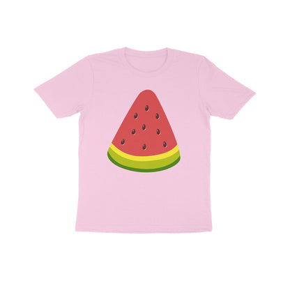Kids' Half Sleeve Round Neck Tshirt - Watermelon puraidoprints
