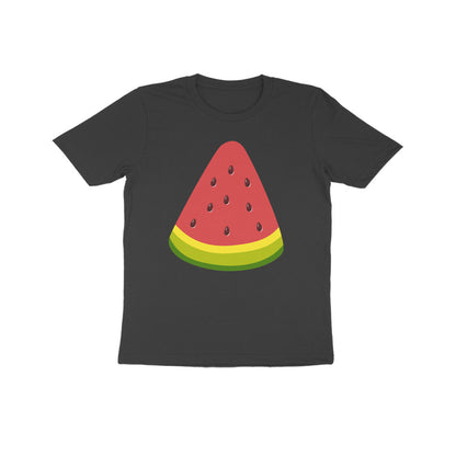 Kids' Half Sleeve Round Neck Tshirt - Watermelon puraidoprints