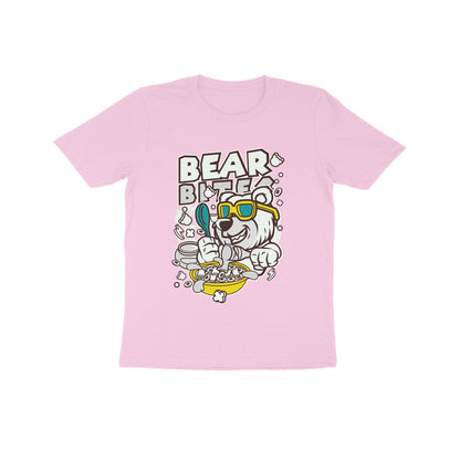 Kids' Half Sleeve Round Neck Tshirt – White Bear Biter puraidoprints