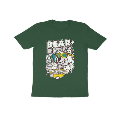 Kids' Half Sleeve Round Neck Tshirt – White Bear Biter puraidoprints