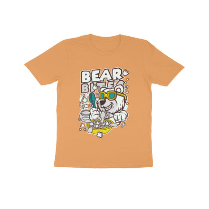 Kids' Half Sleeve Round Neck Tshirt – White Bear Biter puraidoprints