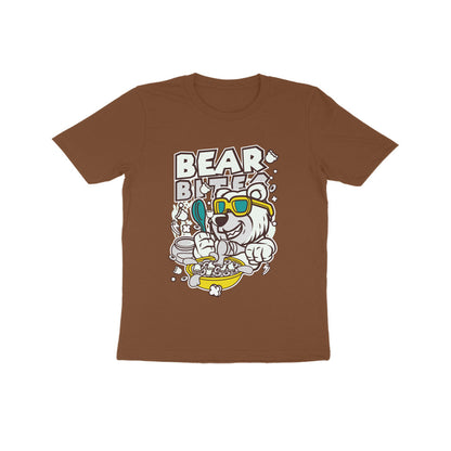 Kids' Half Sleeve Round Neck Tshirt – White Bear Biter puraidoprints