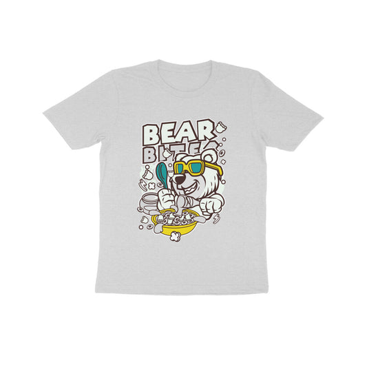 Kids' Half Sleeve Round Neck Tshirt – White Bear Biter puraidoprints