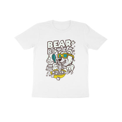 Kids' Half Sleeve Round Neck Tshirt – White Bear Biter puraidoprints