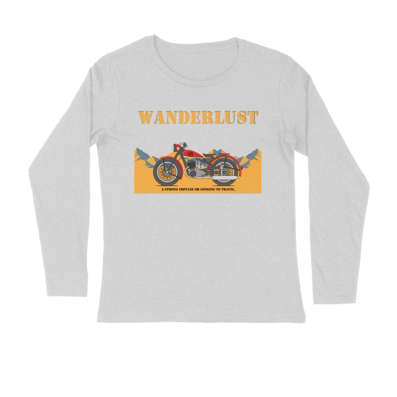 Men's Long Sleeve T-shirt - Wanderlust puraidoprints
