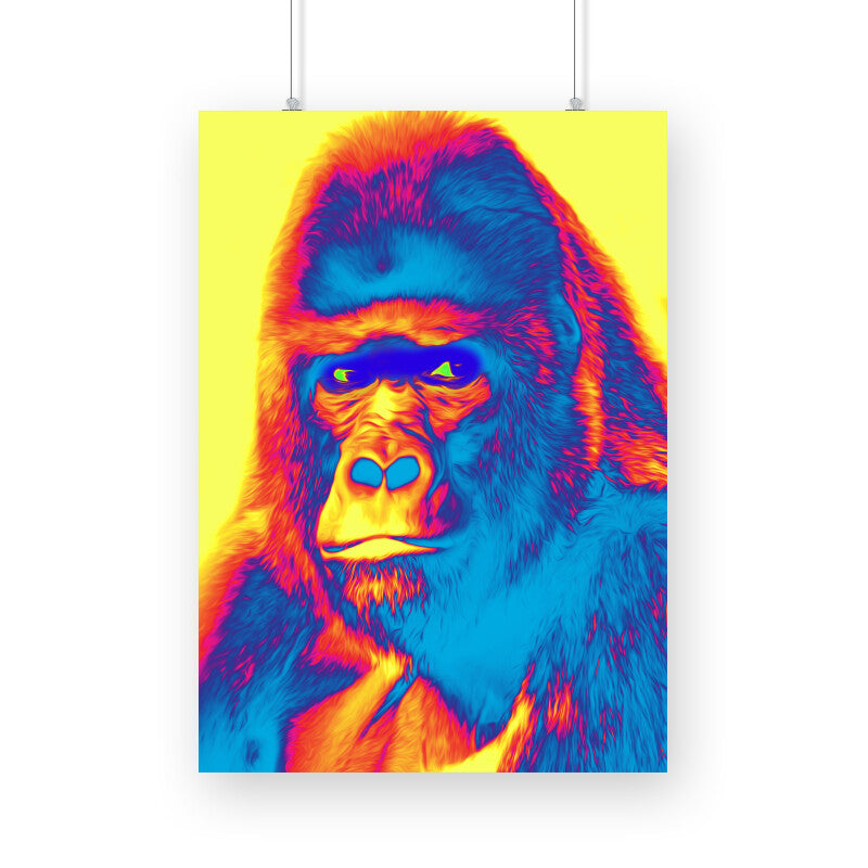 Poster- Framed - Unframed – Gorilla Alpha Chad puraidoprints