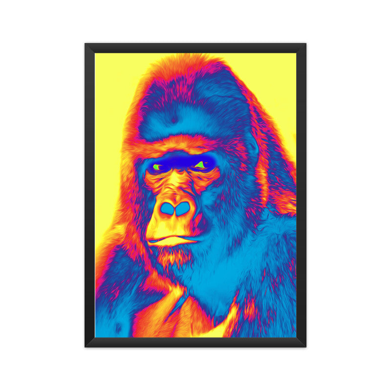 Poster- Framed - Unframed – Gorilla Alpha Chad puraidoprints