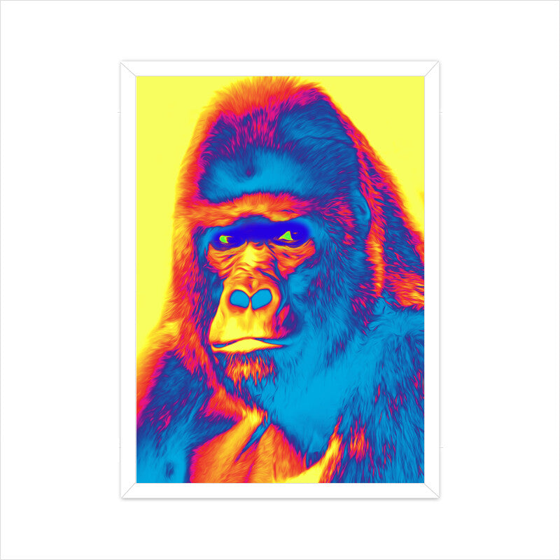 Poster- Framed - Unframed – Gorilla Alpha Chad puraidoprints