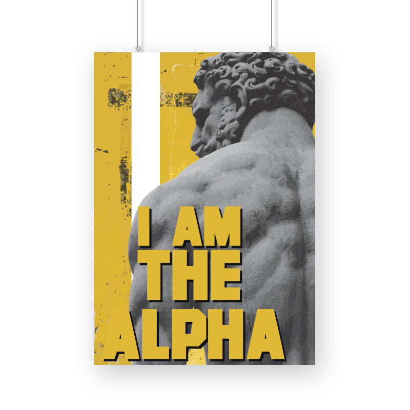 Poster- Framed - Unframed- I am Alpha puraidoprints