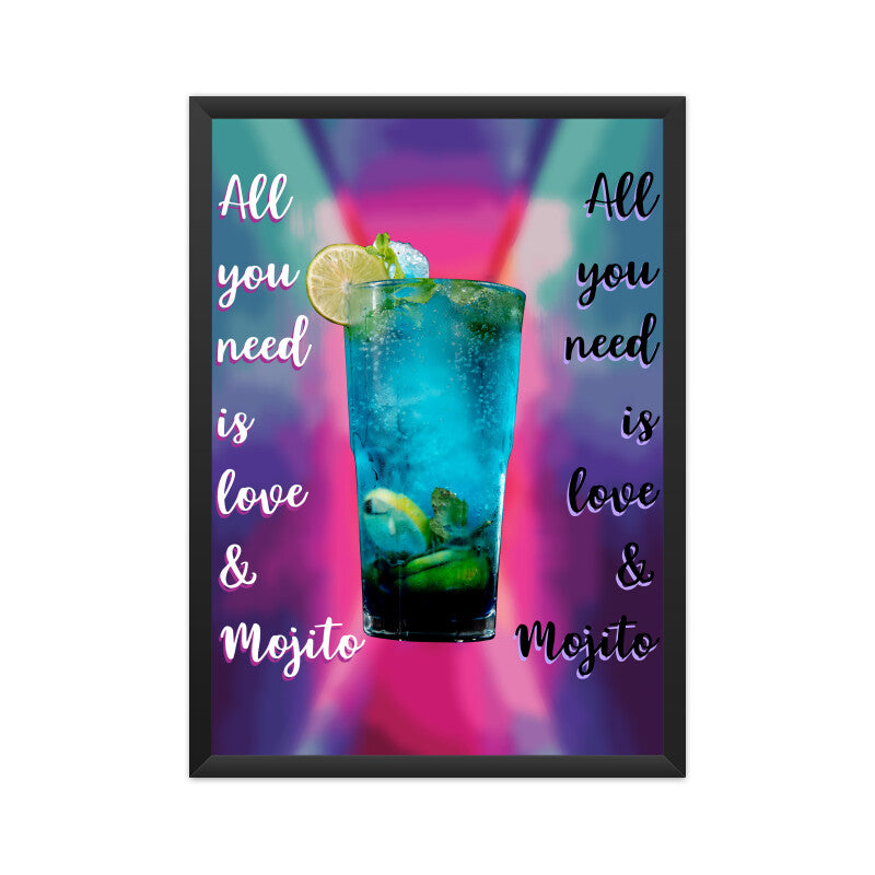 Poster- Framed - Unframed – Love & Mojito puraidoprints