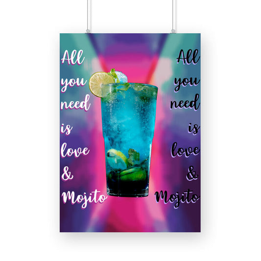 Poster- Framed - Unframed – Love & Mojito puraidoprints