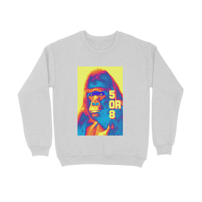 Sweatshirts - Gorilla -Front Print puraidoprints