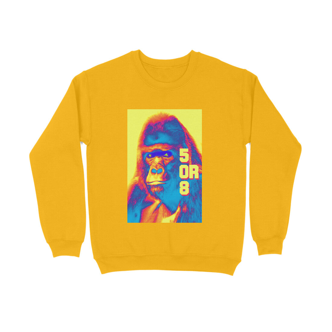 Sweatshirts - Gorilla -Front Print puraidoprints