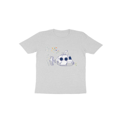 Toddler Half Sleeve Round Neck T-shirt - Submarine puraidoprints