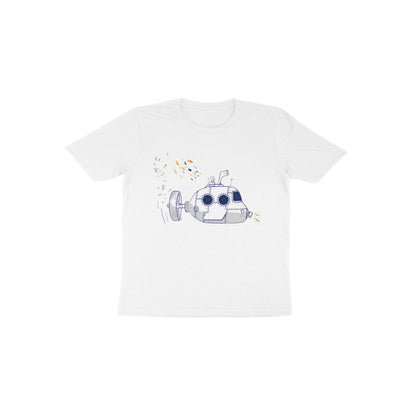 Toddler Half Sleeve Round Neck T-shirt - Submarine puraidoprints
