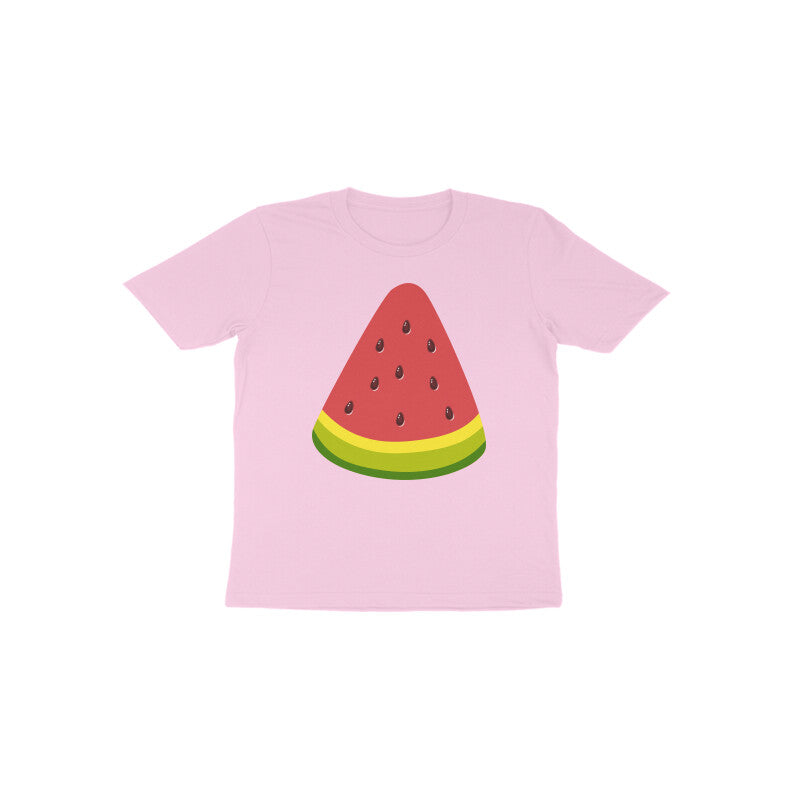 Toddler Half Sleeve Round Neck T-shirt - Watermelon puraidoprints