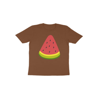 Toddler Half Sleeve Round Neck T-shirt - Watermelon puraidoprints