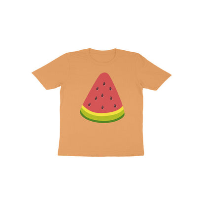 Toddler Half Sleeve Round Neck T-shirt - Watermelon puraidoprints