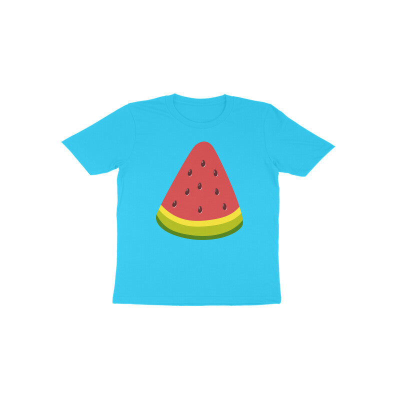 Toddler Half Sleeve Round Neck T-shirt - Watermelon puraidoprints