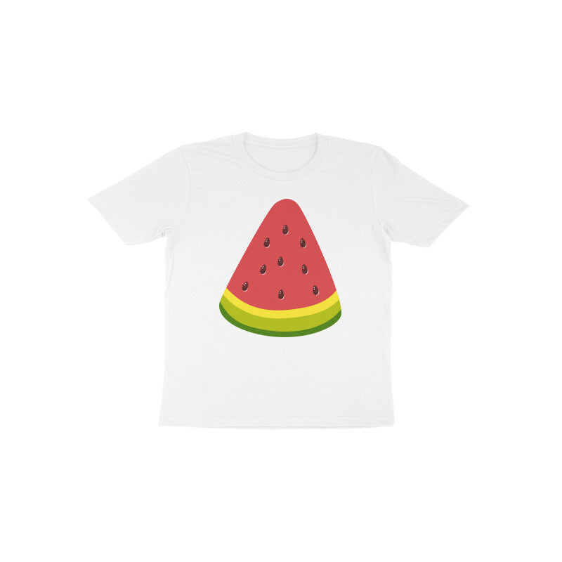 Toddler Half Sleeve Round Neck T-shirt - Watermelon puraidoprints