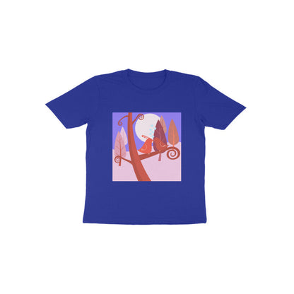 Toddler Half Sleeve Round Neck Tshirt –  2 Cute birds puraidoprints