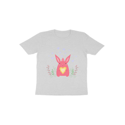Toddler Half Sleeve Round Neck Tshirt – Bunny Love puraidoprints