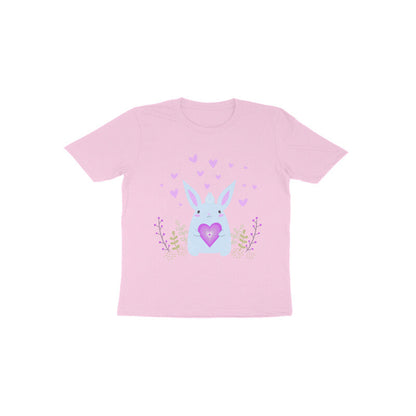 Toddler Half Sleeve Round Neck Tshirt – Bunny Love puraidoprints