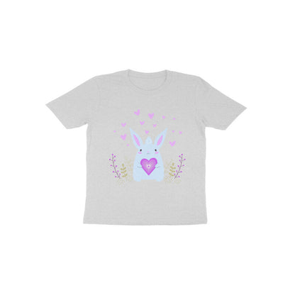 Toddler Half Sleeve Round Neck Tshirt – Bunny Love puraidoprints