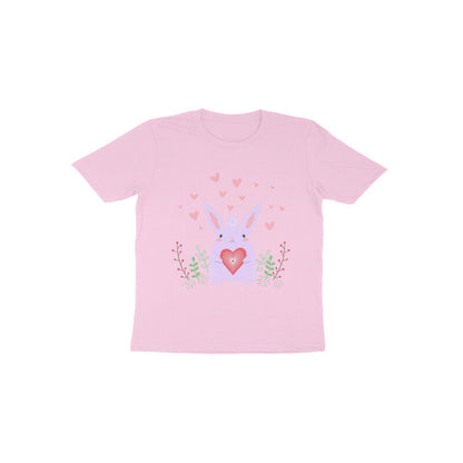 Toddler Half Sleeve Round Neck Tshirt – Bunny Love puraidoprints