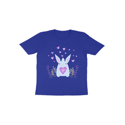 Toddler Half Sleeve Round Neck Tshirt – Bunny Love puraidoprints