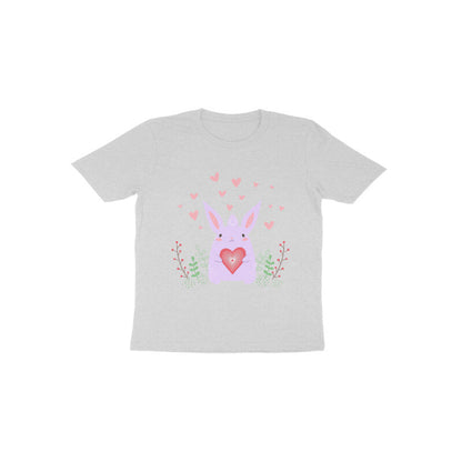 Toddler Half Sleeve Round Neck Tshirt – Bunny Love puraidoprints