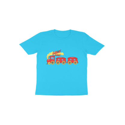 Toddler Half Sleeve Round Neck Tshirt – Choo Choo Train puraidoprints