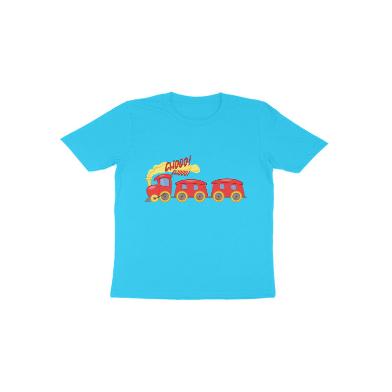 Toddler Half Sleeve Round Neck Tshirt – Choo Choo Train puraidoprints