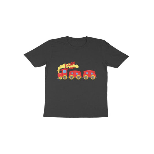 Toddler Half Sleeve Round Neck Tshirt – Choo Choo Train puraidoprints