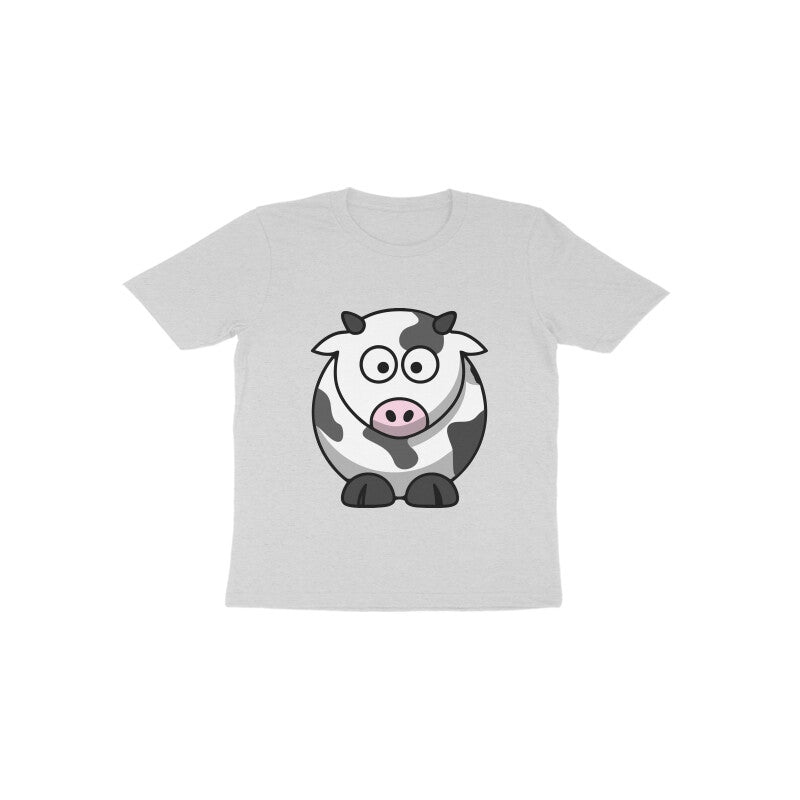 Toddler Half Sleeve Round Neck Tshirt – Cow puraidoprints