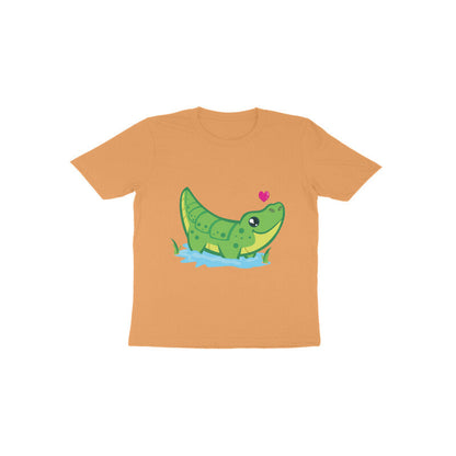 Toddler Half Sleeve Round Neck Tshirt – Cute Croc puraidoprints
