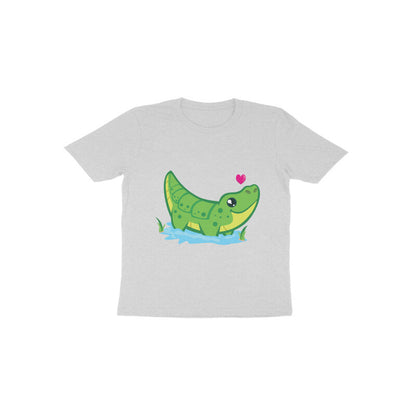 Toddler Half Sleeve Round Neck Tshirt – Cute Croc puraidoprints