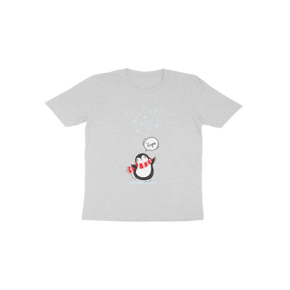 Toddler Half Sleeve Round Neck Tshirt – Cute Penguin puraidoprints