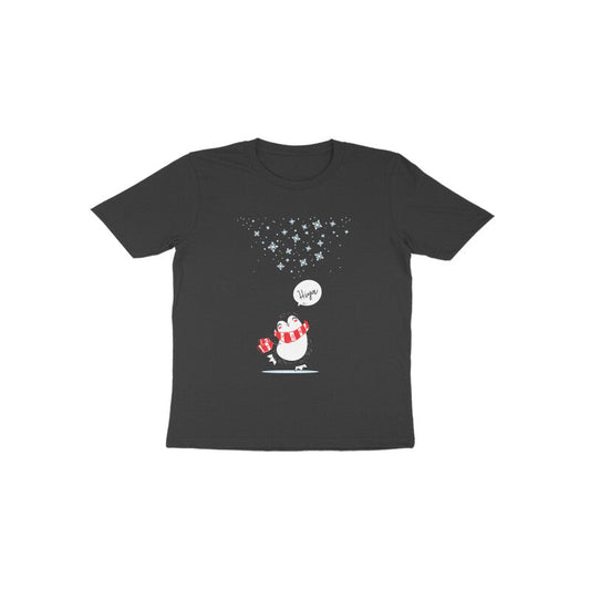 Toddler Half Sleeve Round Neck Tshirt – Cute Penguin puraidoprints