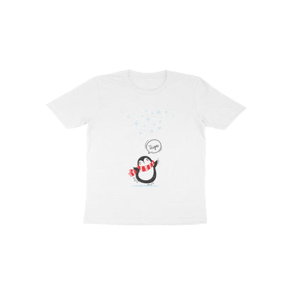 Toddler Half Sleeve Round Neck Tshirt – Cute Penguin puraidoprints