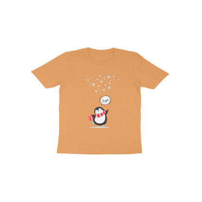 Toddler Half Sleeve Round Neck Tshirt – Cute Penguin puraidoprints