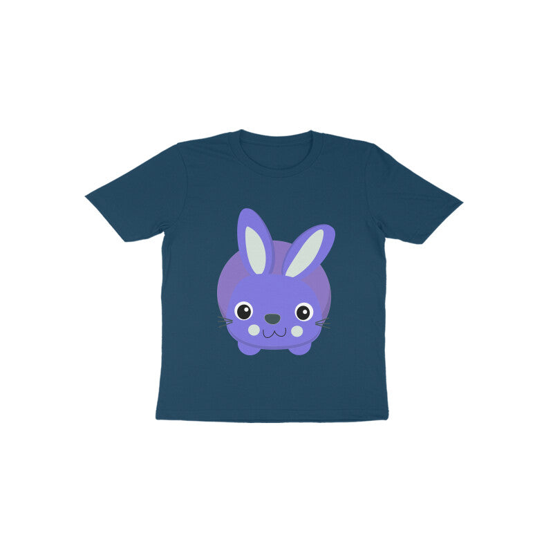 Toddler Half Sleeve Round Neck Tshirt – Cute Small Bunny puraidoprints